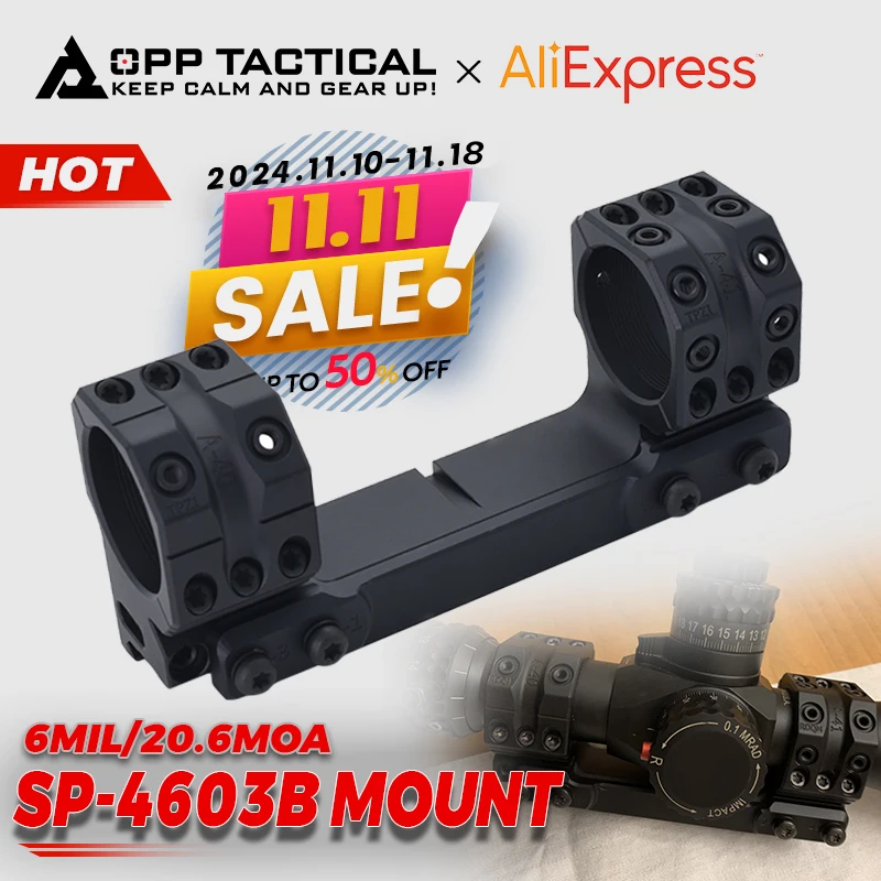 New SP-4603B Tactical 34mm 6MIL/20.6MOA 1.5