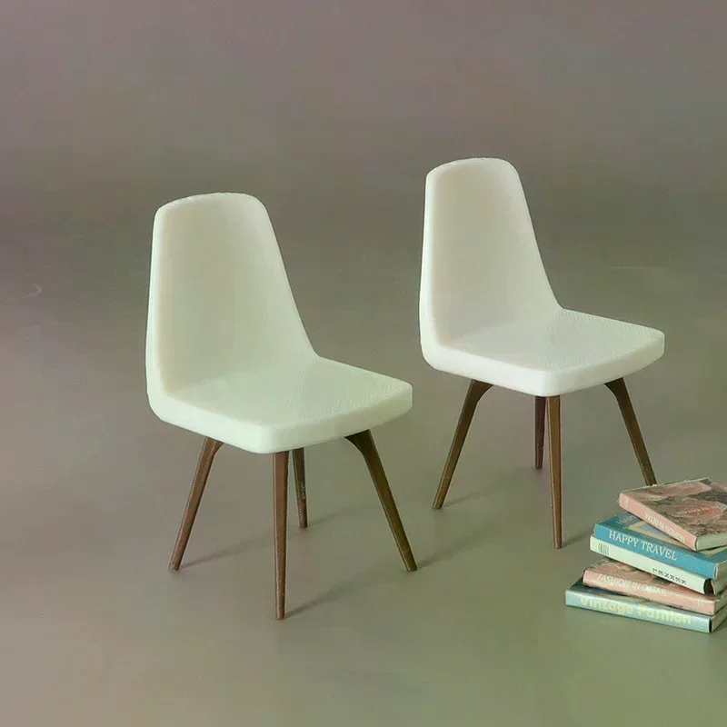 1/12 Mini sedia per casa delle bambole Modello da tavolo Casa delle bambole Mobili per soggiorno Decorazione Casa delle bambole Micro scena Puntelli da costruzione