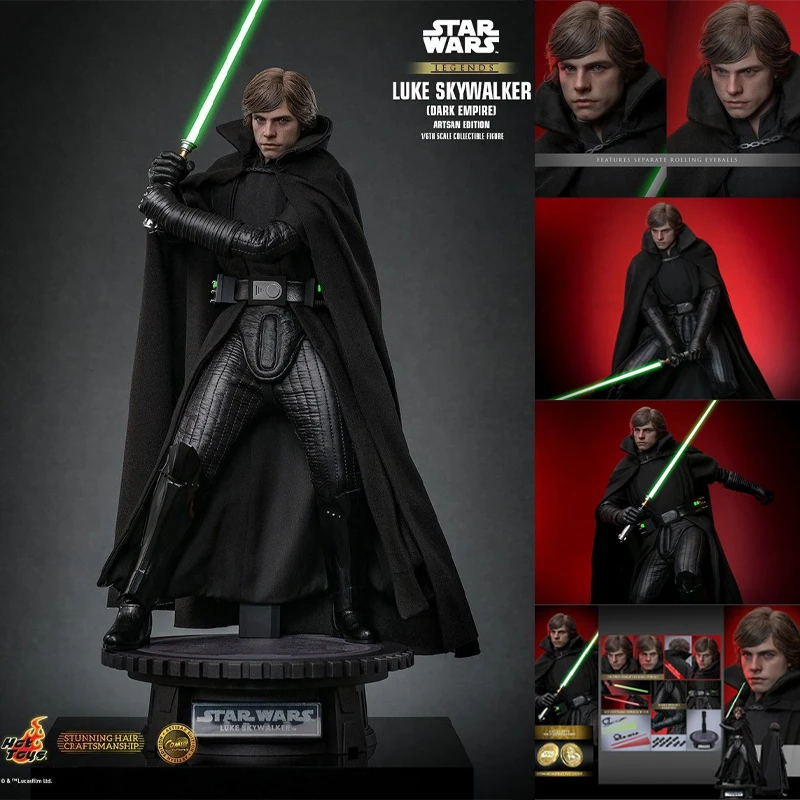 Star Wars Original Hottoys HT CMS 020 Luke Skywalker Anime Action Figure Collectible Model Statuette Collection Ornaments Toys