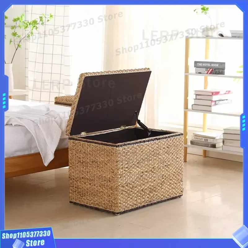 Natural Seaweed Storage Basket Handmade Lightweight Chest Organizer for Home Decor New Luggage Style Made in China Quality