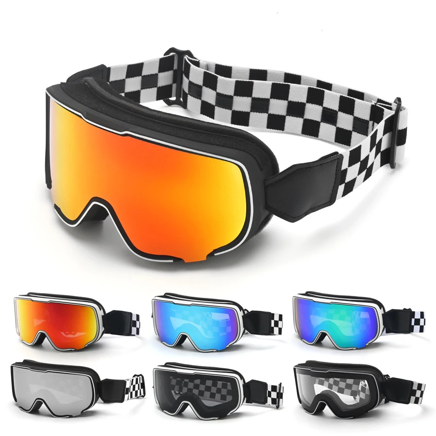 Occhiali multi-sport - per sci, motocross e guida in ATV, antiappannamento, protezione antipolvere antivento per uomini e donne.
