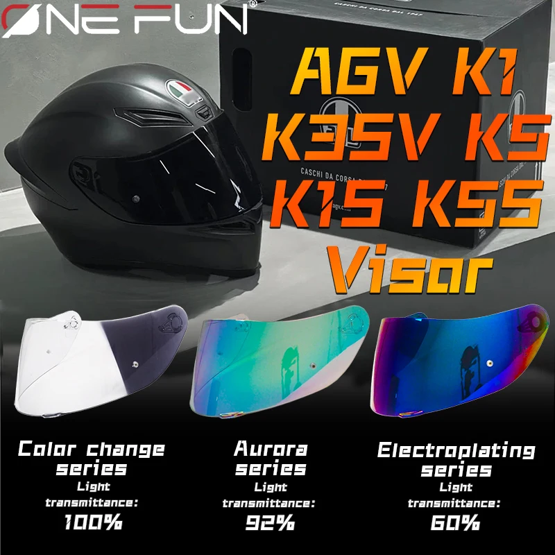 For AGV K1 K3SV K5 K1S K5S Compact ST Motorcycle Helmet Visor Lens Shield Glasses Full Face Pin Accesorios Para Moto Casque