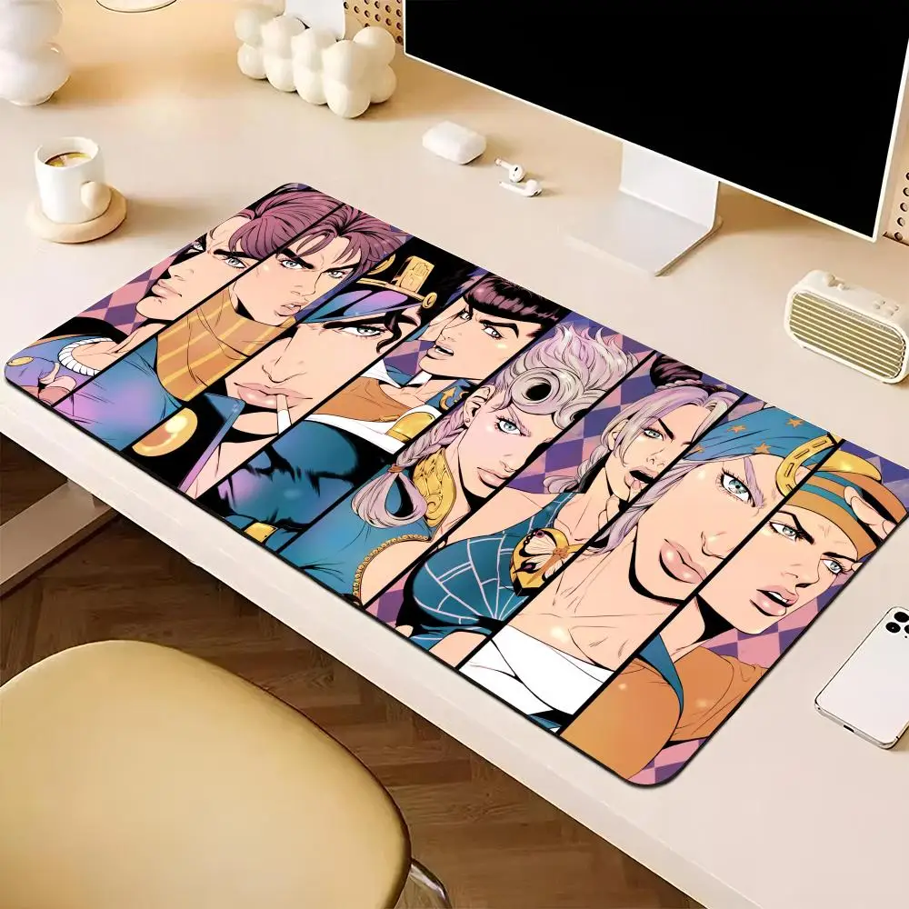 Jojo Bizarre Adventure Mouse Pad E-sports players game teclado XXL Large Computer Laptop Non-slip Keyboard Desk Mat Computer Gam