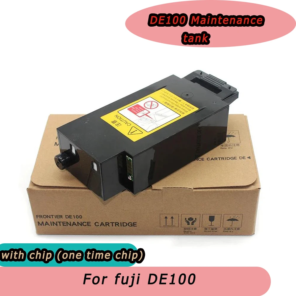 

Compatible Maintenance Tank With One Time Chip for FUJI DE100 Dry Minilab Fujifilm DE100 printer Wast Ink Tank