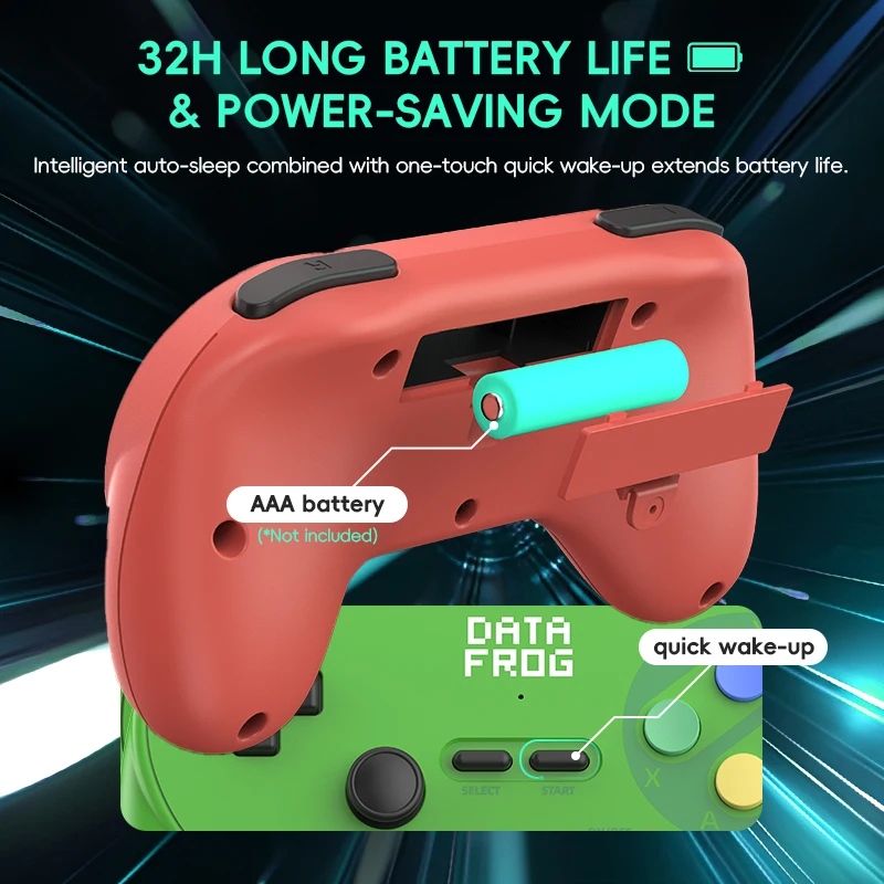 Data Frog PC07 Classic Style Wireless Game Controller, Dual