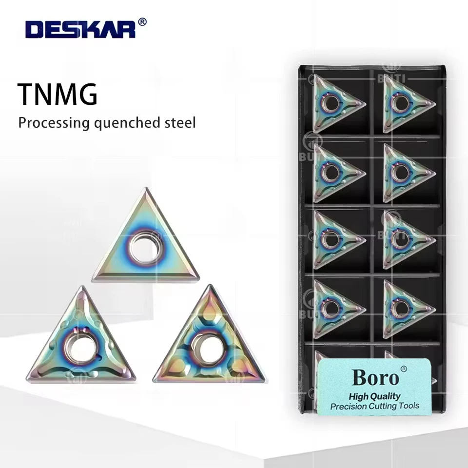 

DESKAR 100% Original TNMG160404 TNMG160408 MA MS TF618TNMG160408TNMG160404-TF TF918 Cutting Tools Hards Steel Blade CNC Turnings