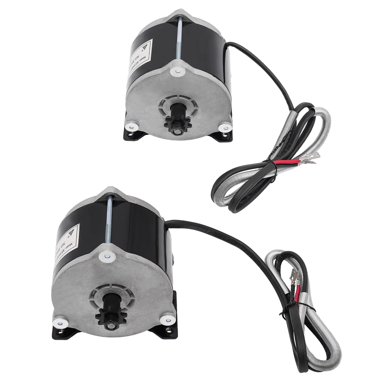 Silnik elektryczny z przekładnią MY1018E-D 24V |   Silnik szczotkowy DC 500W, kabel zasilający 1m, sprawność ≥78% Silnik szczotkowy 500W do roweru elektrycznego