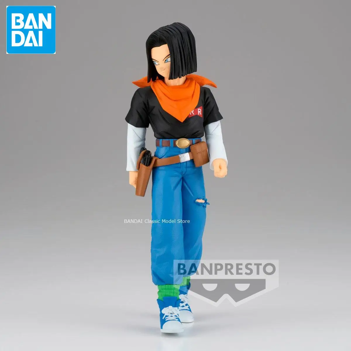 Подлинная официальная оригинальная Bandai Banpresto Dragon Ball Solid Edge работает Android 16, Android 17, Android 18, Коллекционная модель аниме