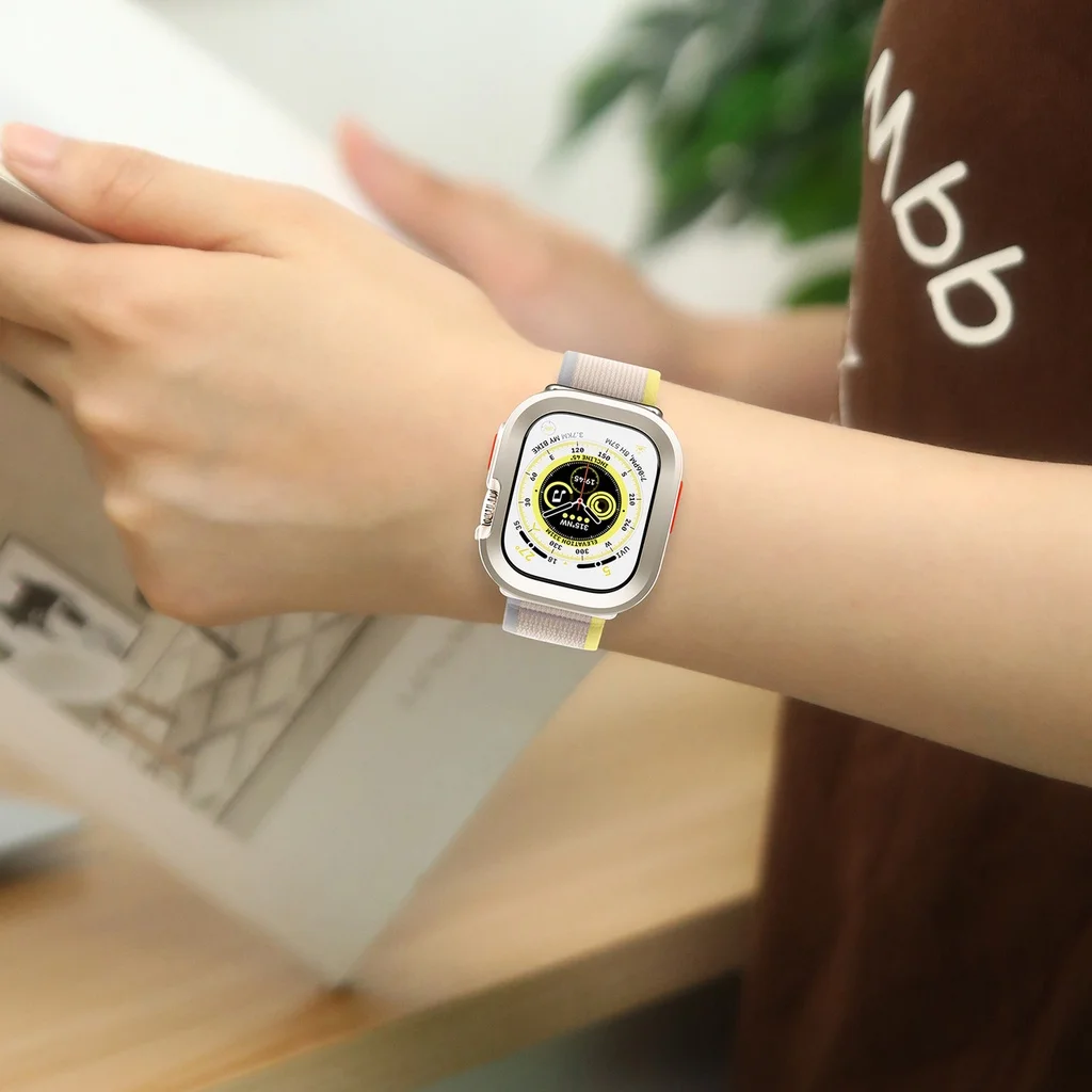 Casing TPU untuk jam tangan Apple, pelindung cangkang bingkai Bumper 49mm 45mm 41mm 44mm 40mm untuk iWatch Series SE 8 Ultra 7 6 5 4