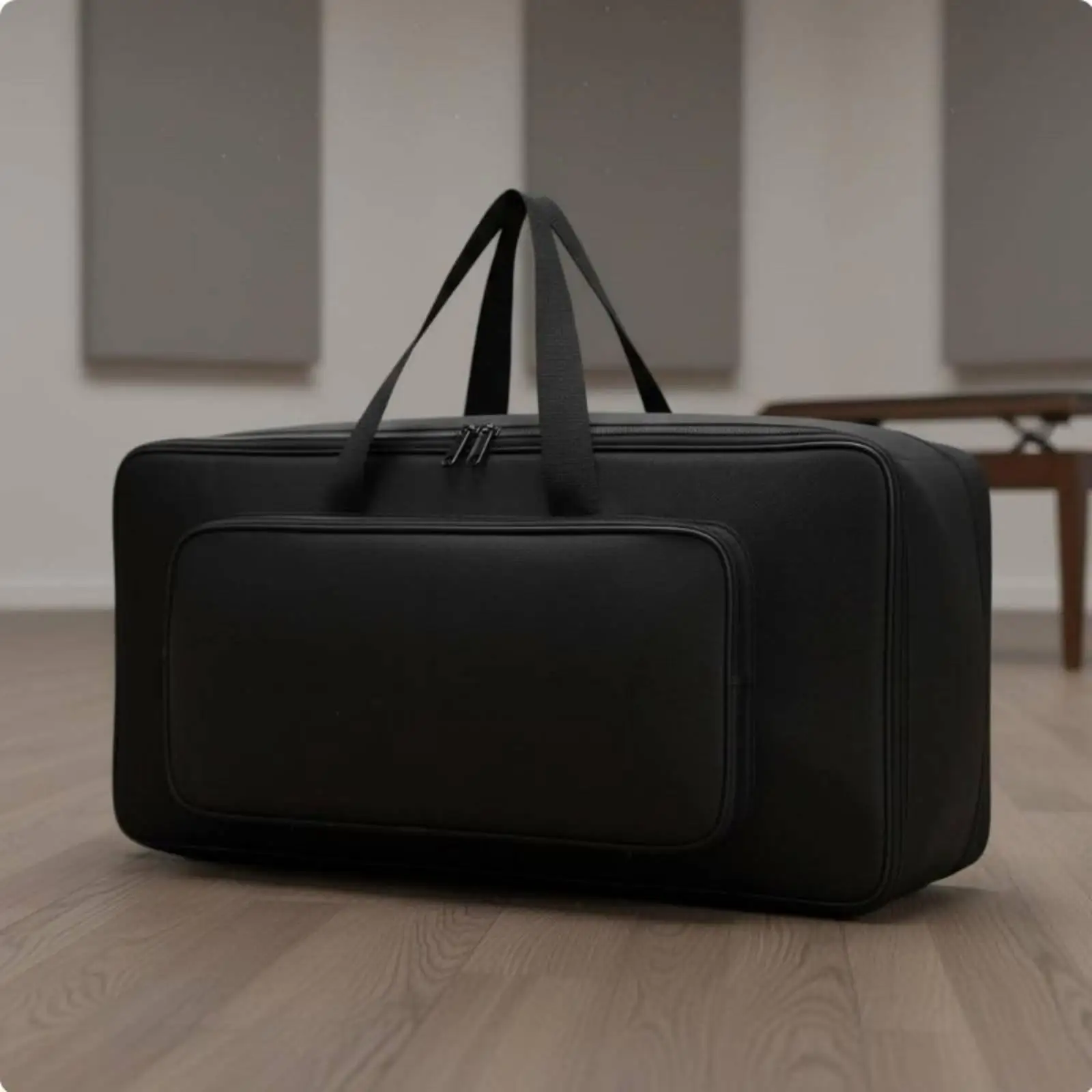Keyboard Case 88 Keys Padded Folding Piano Bag Heavy Duty Oxford Digital Instrument Holder for Music Studio Transport - view 4