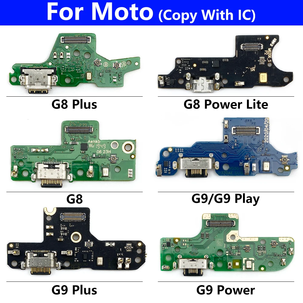 Para moto g5 g9 power g8 plus g7 power lite g6 play placa de carregador usb porta soquete doca fita carregamento cabo flexível carregamento rápido