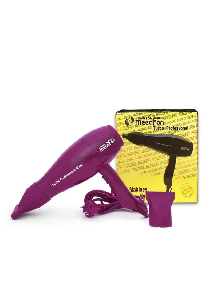 Megafön Professional Hair Salon Hair Dryer/blow dryer 2400w Burgundy