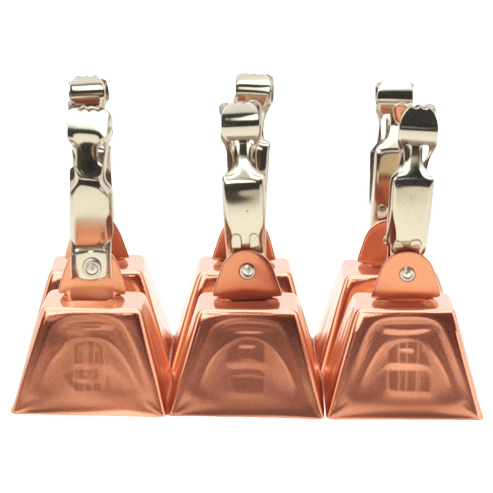 Fishing Bell Alarm Stainless Steel Bite Alert with Copper Finish for Casting Rod Loud Sound Fishing Accessories