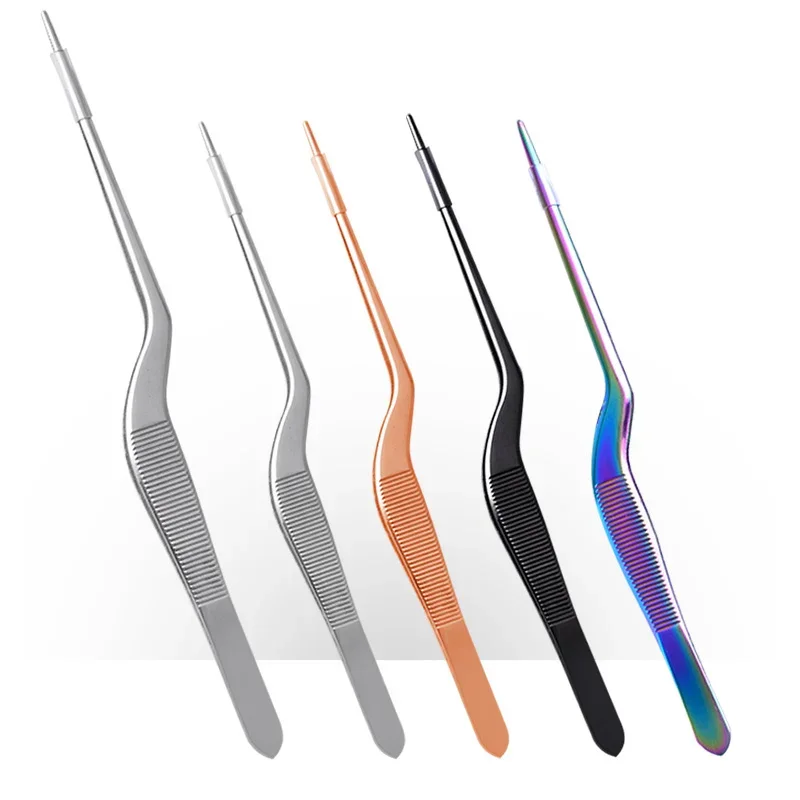 Stainless Steel Medical Tweezers Professional Ear Cleaner Care Ear-Pick Tools Ear Digging Cleaning Tool Earwax Tweezers Ear Pick