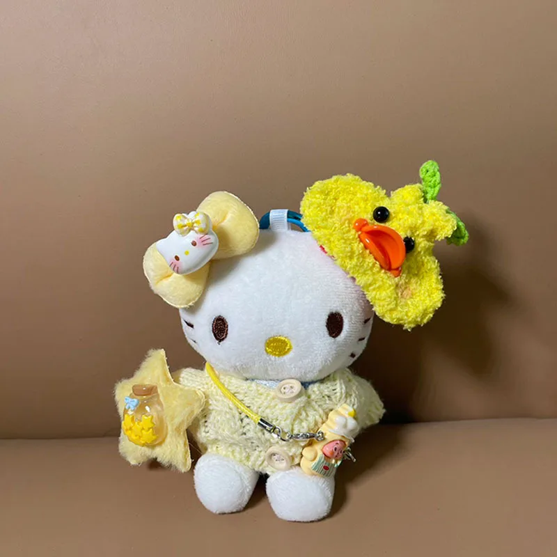 

Kawaiihellokitty Plush Doll Bag Pendant Keychain New Couple Birthday Gift Fashion Daily Ornament Accessories Wholesale