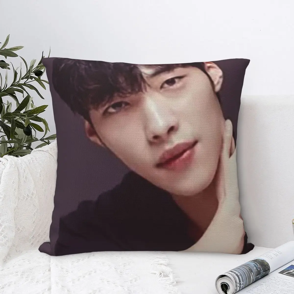 

Наволочка Woo Do Hwan The King Eternal Monarch, удобная подушка, декоративные подушки для дивана, используемые для дома, гостиной