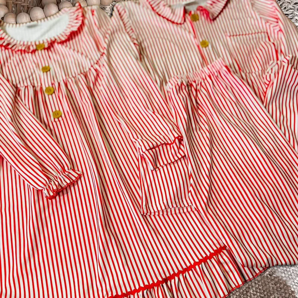 

z815 BLP0980 Wholesale kids clothes boys Matching dress Christmas long-sleeved pants sets Winter Boutique Children clothing