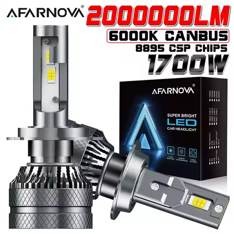1700W H7 H11 Led Headlight Bulbs Canbus H4 Led Headlights Bulb 2000000LM Led Lights For Car H1 H8 H9 9005 HB3 9006 HB4 6000K 12V