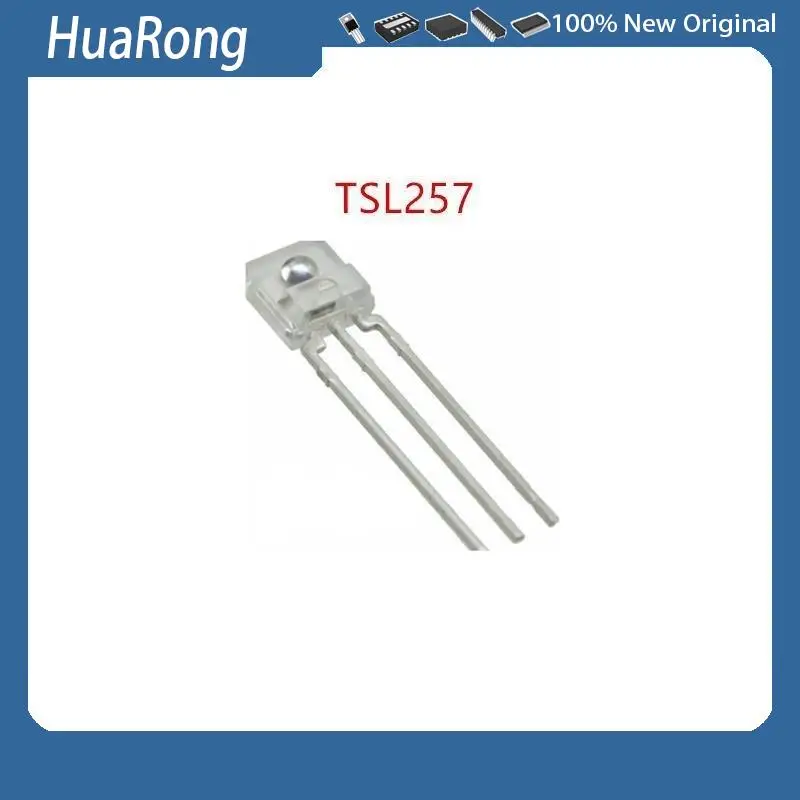 

New 2pieces 5pieces TSL257 visible light receiver red light blue light receiving sensor circuit receiving tube