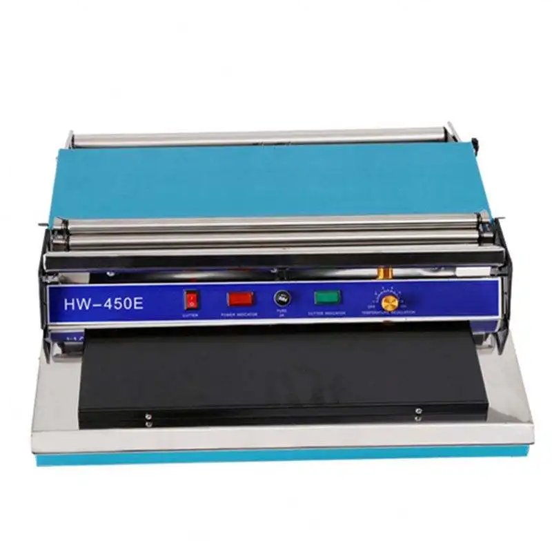 450 Food Wrap Sealing Machine 220V Supermarket Vegetable Fruit Wrap Film Packaging Machine Baler 1PC