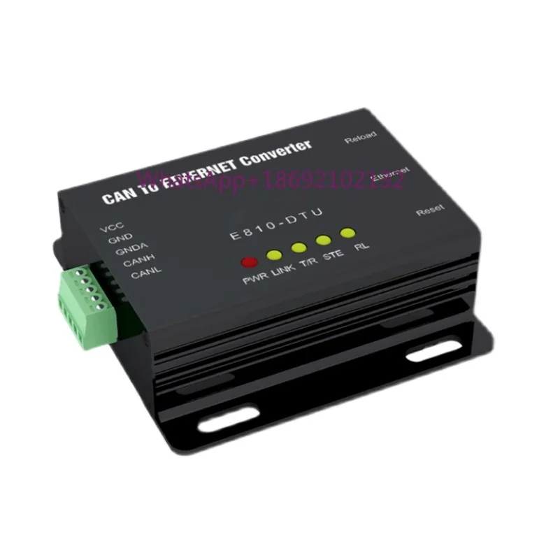 CAN To Ethernet Port CAN Bus Protocol To Network Support Bidirectional Transparent Transmission Modbus Conversion TCP RJ45