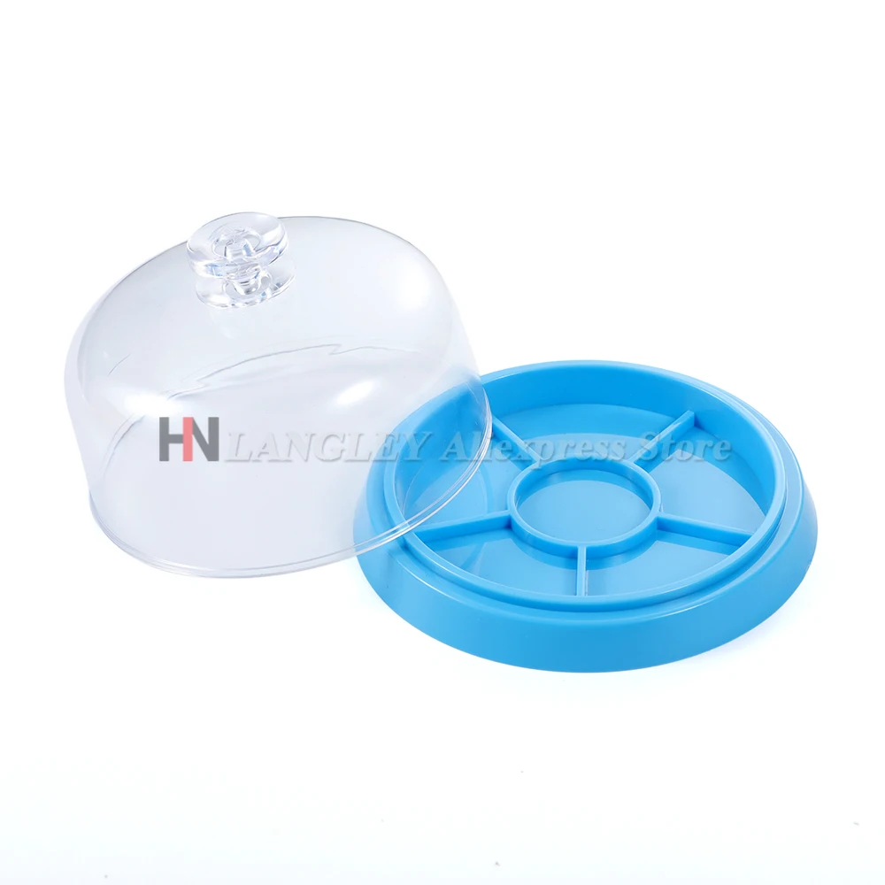 Watch Movement Dust Cover Watch Parts Holder Tray Parts Protector Moistureproof Anti-dust Covers Storage Box for Watchmakers