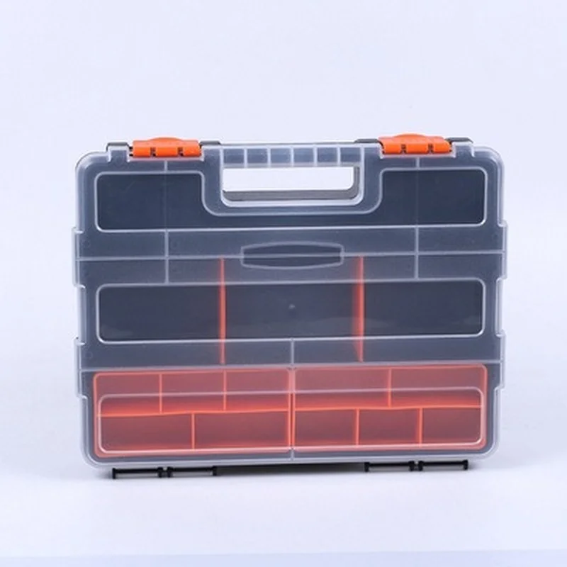 Tragbare Teilebox, Hardware-Aufbewahrungsbox, Kunststoffkoffer, Mehrfach-Kombinations-Schraubenaufbewahrungsbox, Werkzeugkasten für die Garage. – Detail 7