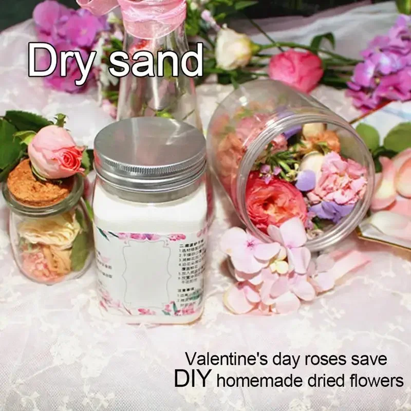 250g Silica Gel Flower Drying Reusable Flower Desiccant DIY Handmade Eternal Flower Desiccant Silica Gel Pack for Fresh Flowers