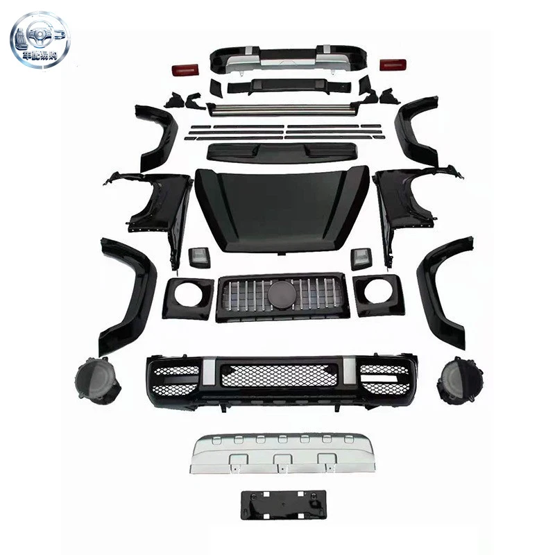Suitable for Suzuki Jimny modification to G-Class style, Jimny front and rear bumpers, hood, wheel arches, G63 appearance, AMG m