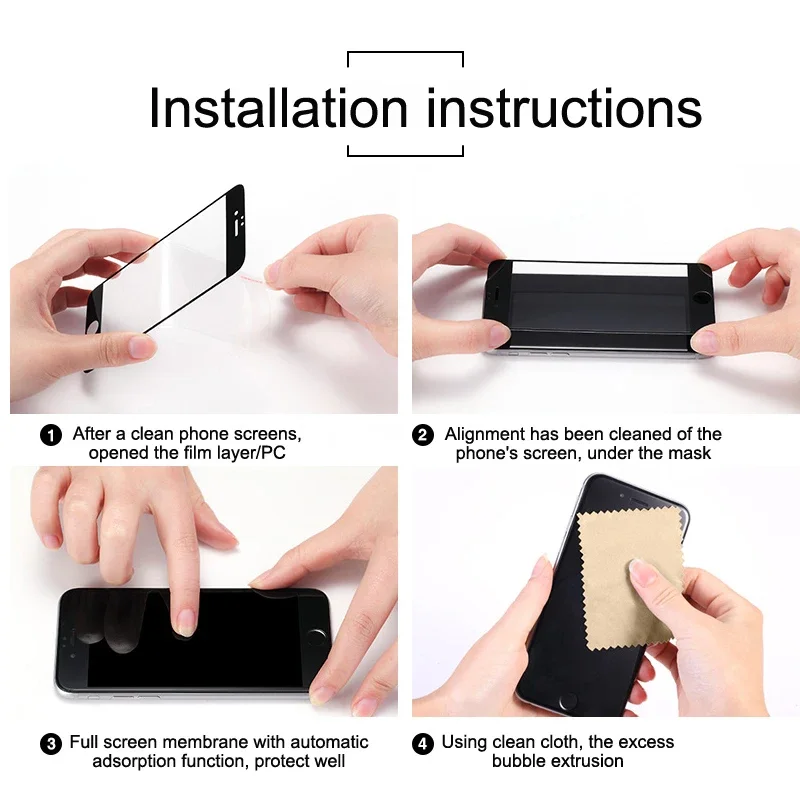Protector de Pantalla de Privacidad para iPhone 17e, Vidrio Templado Antiespía para iPhone 17e 16e, Vidrio para Cámara para iPhone 17e, 6.1 pulgadas 6