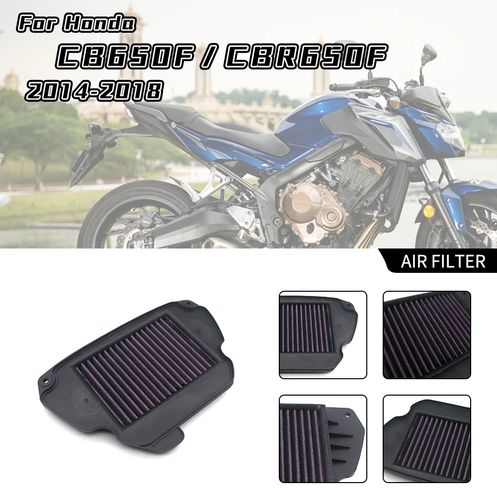 

CBR 650F High Flow Air Filter Element For Honda CBR650F CBR650FA CB650F CB650FA Motorcycle Accessories 2014 2015 2016 2017 2018