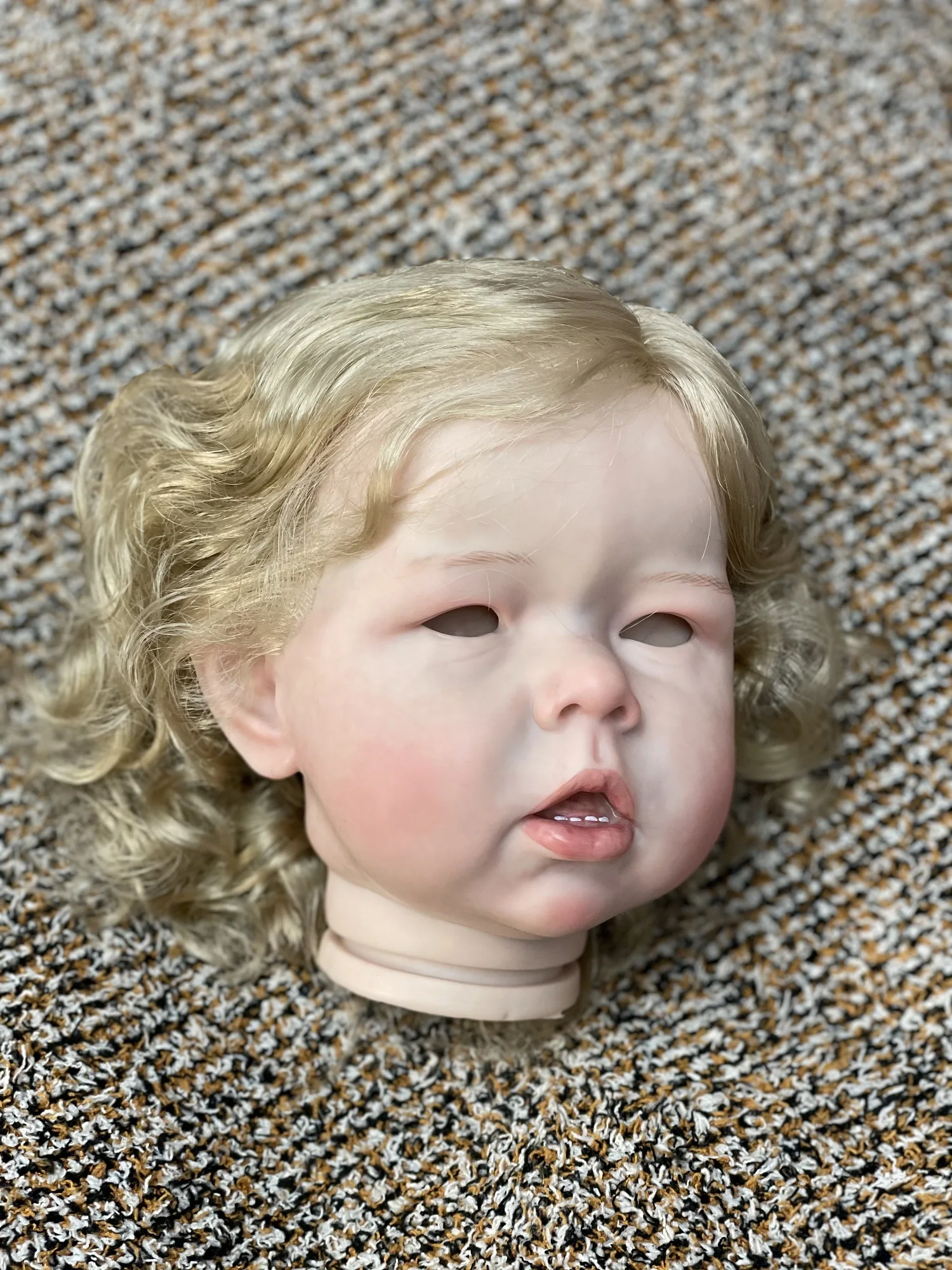 26Inch Unassembled Liam Reborn Doll Kits with Rooted Hair 3D Painted Skin Visible Veins Kits Lifelike Cute Bebe Reborn Dolls