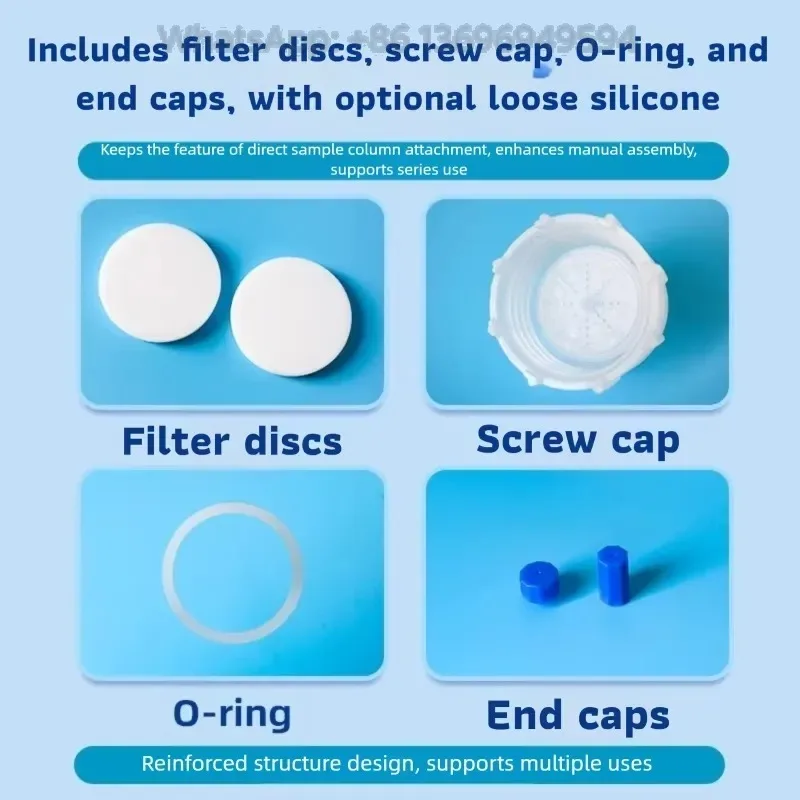 Ex-Lab ILOK SD-0000-800/1600/3000g Solid Sample Loading Empty Column Rapid Separation Filter Supplies