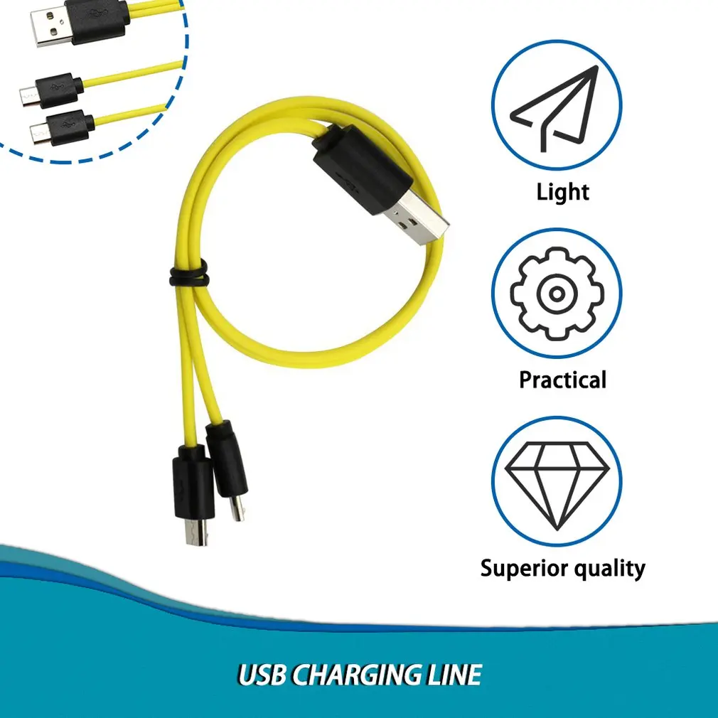 Kabel Pengisi Daya USB Mikro untuk Baterai Isi Ulang USB Universal Satu Tarik 1/2/3/4 Kabel Pengisi Daya USB