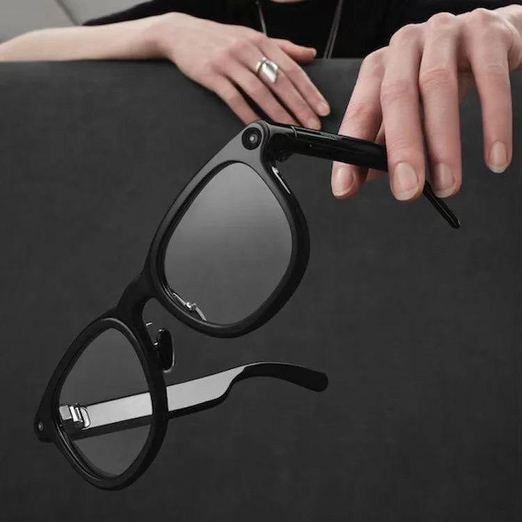 2025 نظارات صوتية ذكية فاخرة عالية التقنية قابلة للتحويل لعرض ترجمة الذكاء الاصطناعي اللاسلكي بتقنية البلوتوث سماعة رأس ذكية يمكن ارتداؤها