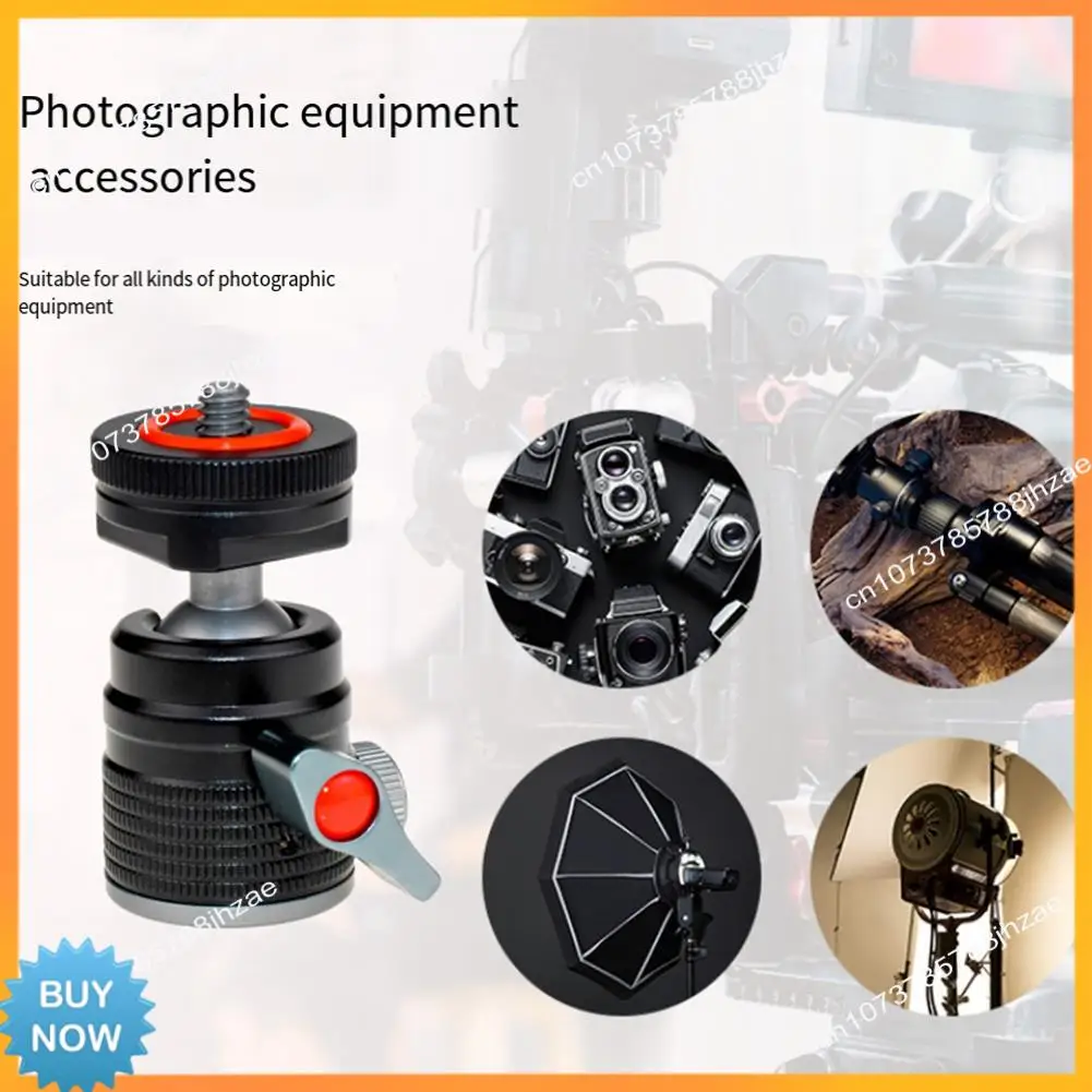

A10R Mini Ball Head Tripod Head With Universal 1/4 Inch Screw Mounts For DSLR Cameras Flash Tripod Monopod Fill Light Durable