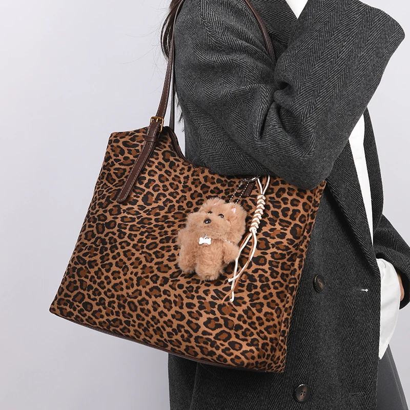 

Women Tote Bag Casual Multi Pocket Handbag Large Capacity Shoulder Bag Solid Color Simple Fall Winter Commuter Shopping Bag Sac