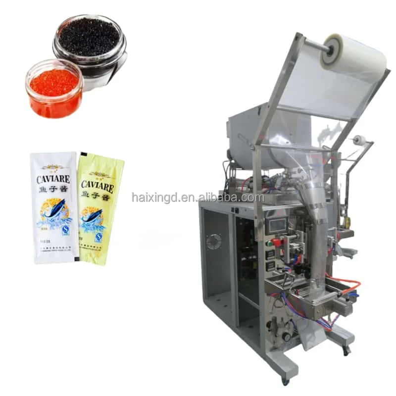 

Wholesalers Online Irregular Shaped Sachet Peanut Butter Olive Oil Honey Stick Shampoo Ketchup Liquid Vertical Packing Machine