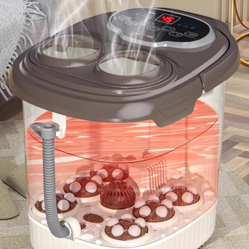 Fumigation Foot Bath Massager Feet Bath Electric Automatic Heating Footbath Machine Constant Temperature Foot Spa Bath for Home