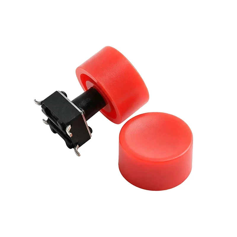 A17 Recessed Keycap for 6*6 Tactile 7-8.5 Self-locking Switch Button, ID3.2, Size 10*5.3H  ZE JIE