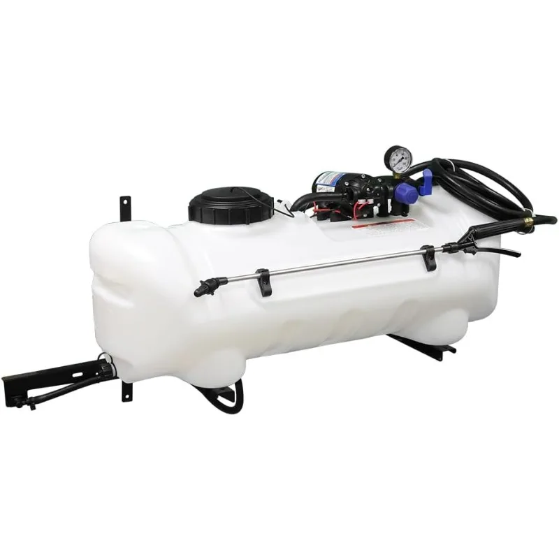 15-Gallon ATV Broadcast Sprayer - 7ft Swath, 2.2GPM, 70PSI Max