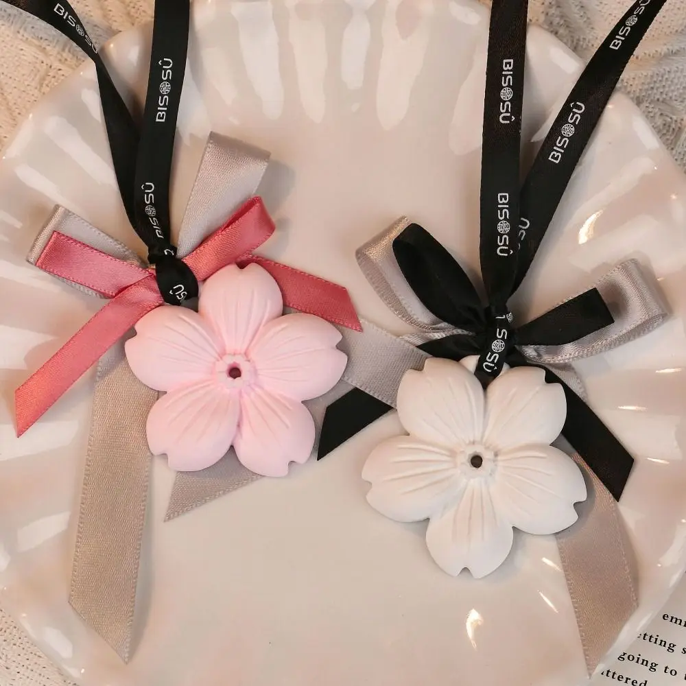 

Car Freshener White Flower Car Freshener Beautiful Cherry Air Freshener Pendant White Pink Car Pendant Drawers