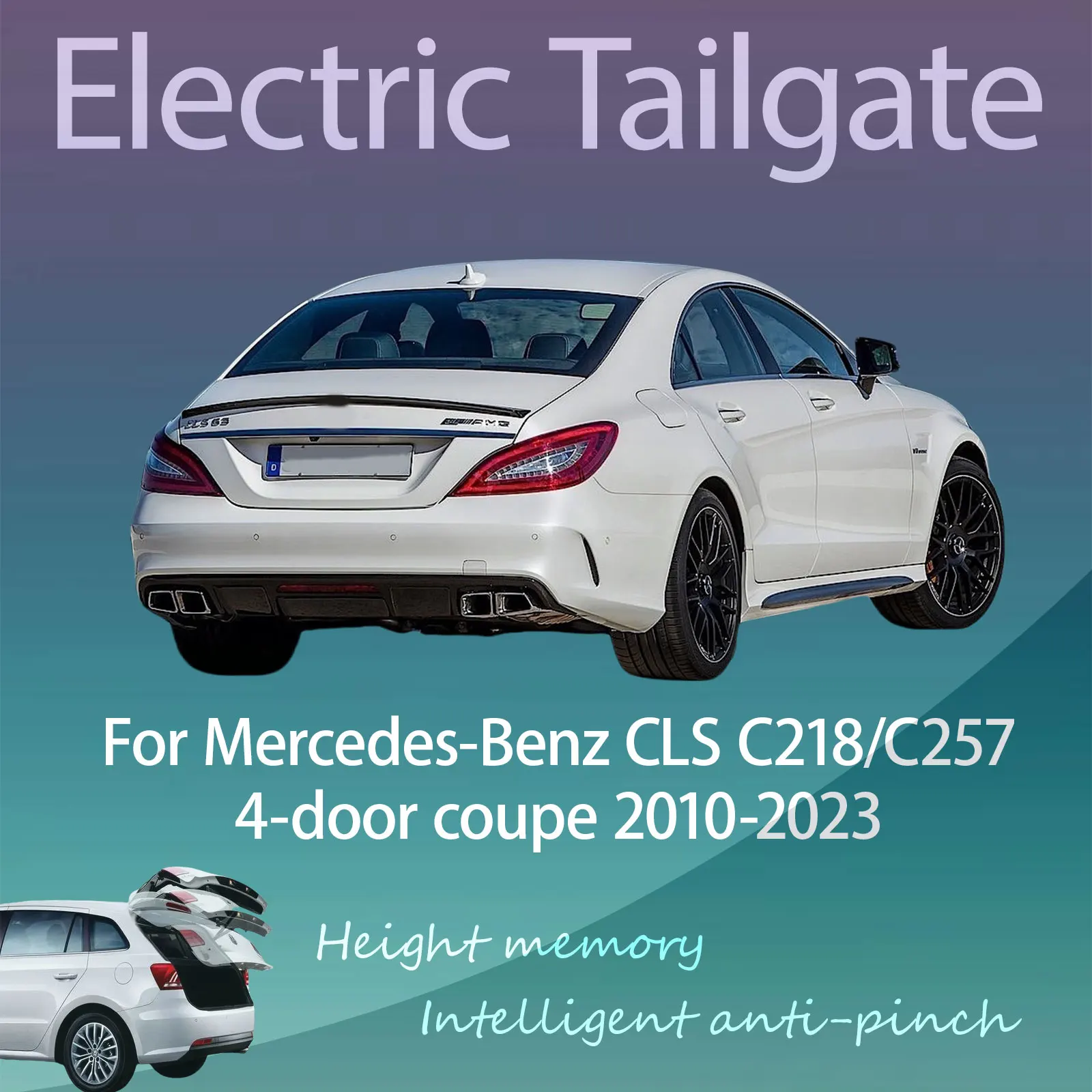 Для Mercedes-Benz CLS C218/C257 купе 2010-2023 автоматический подъемник с защитой от защемления электрической задней двери с датчиком багажника Для Mercedes-Benz CLS C218/C257 купе 2010-2023 автоматический подъемник с защитой от защемления электрической задней двери с датчиком багажника