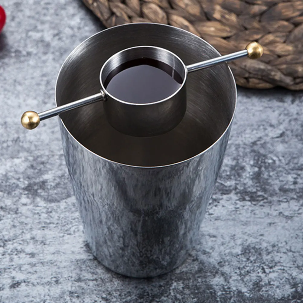 

1Pcs Stainless Steel Measuring Cup 30ml Sturdy Bartending Ounce Cup for Home Bar Coffee Shop Bakery Cocktail Use