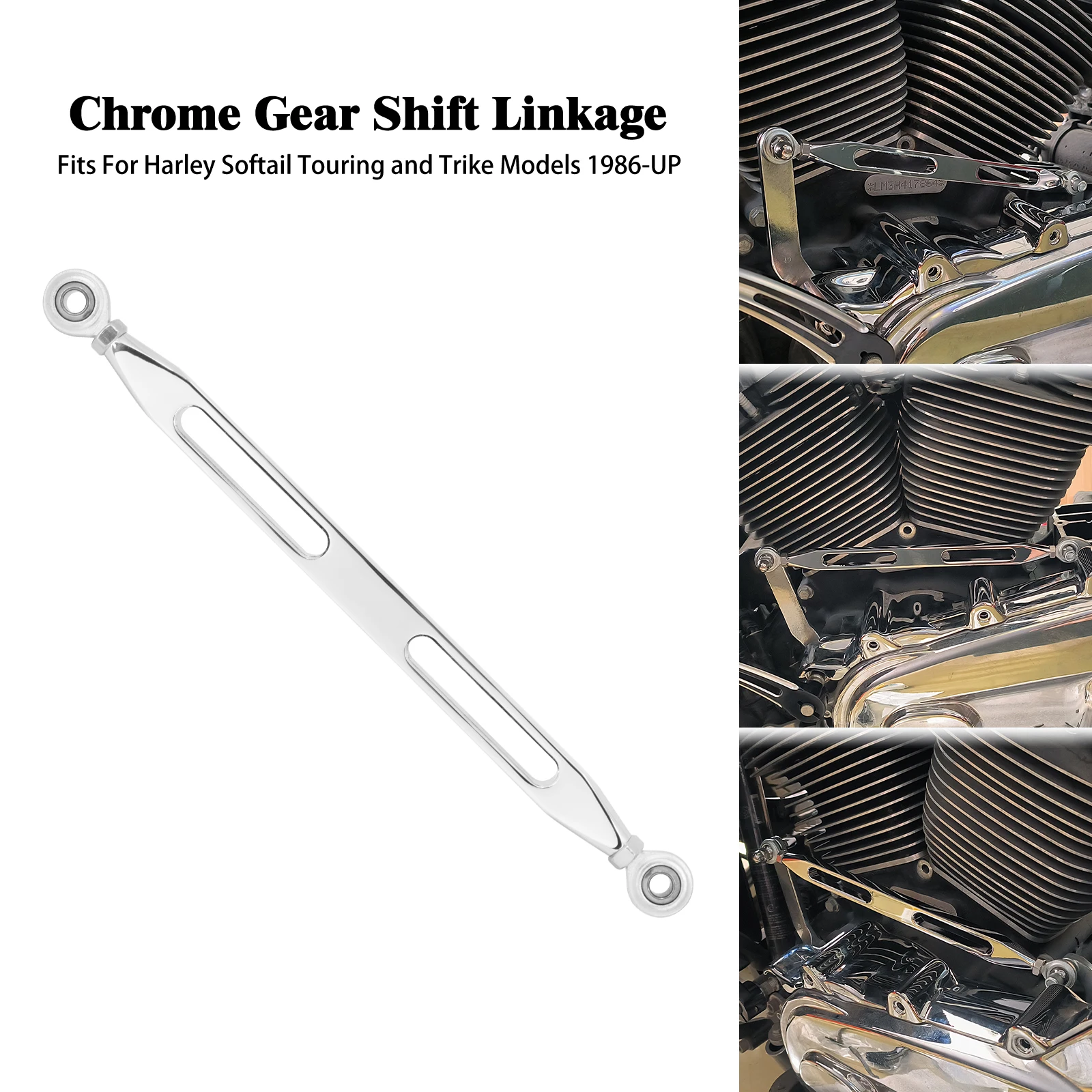 

Motorcycle 330mm Gear Shift Linkage Brake Clutch Lever For Harley Touring Street Electra Glide Softail Fat Boy Breakout Dyna