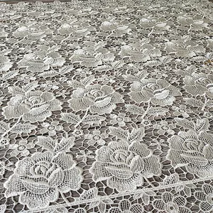 Bestickte Tischdecke Cover für Küchenparty, weißes Rosa, Hochzeitstabelle, Weihnachtsdekoration, Accessoires, neu 6 Hauptverkäufe bestickter weißes Tischtuch - №2