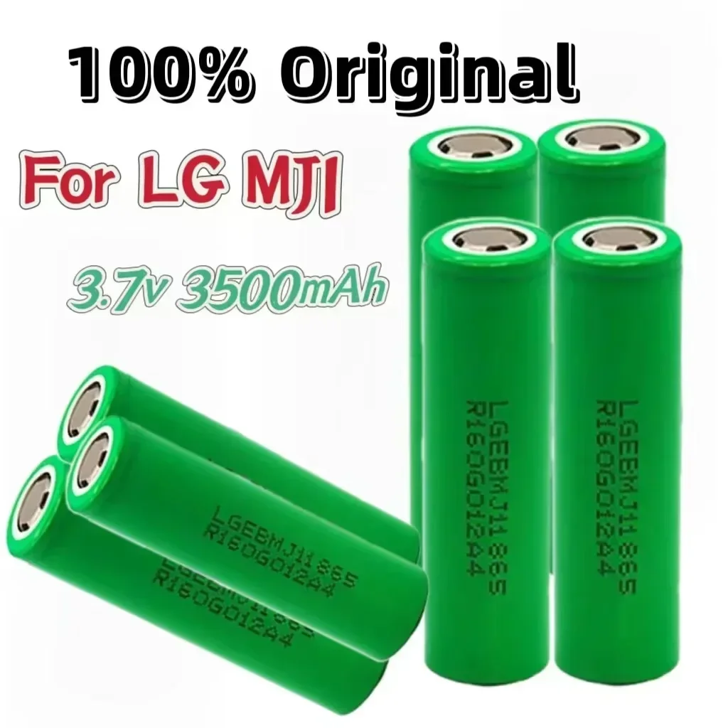 1-10PCS 100% Original MJ1 3.7 v 3500 mah 18650 Lithium Rechargeable Battery For Flashlight batteries for LG MJ1 3500mah battery