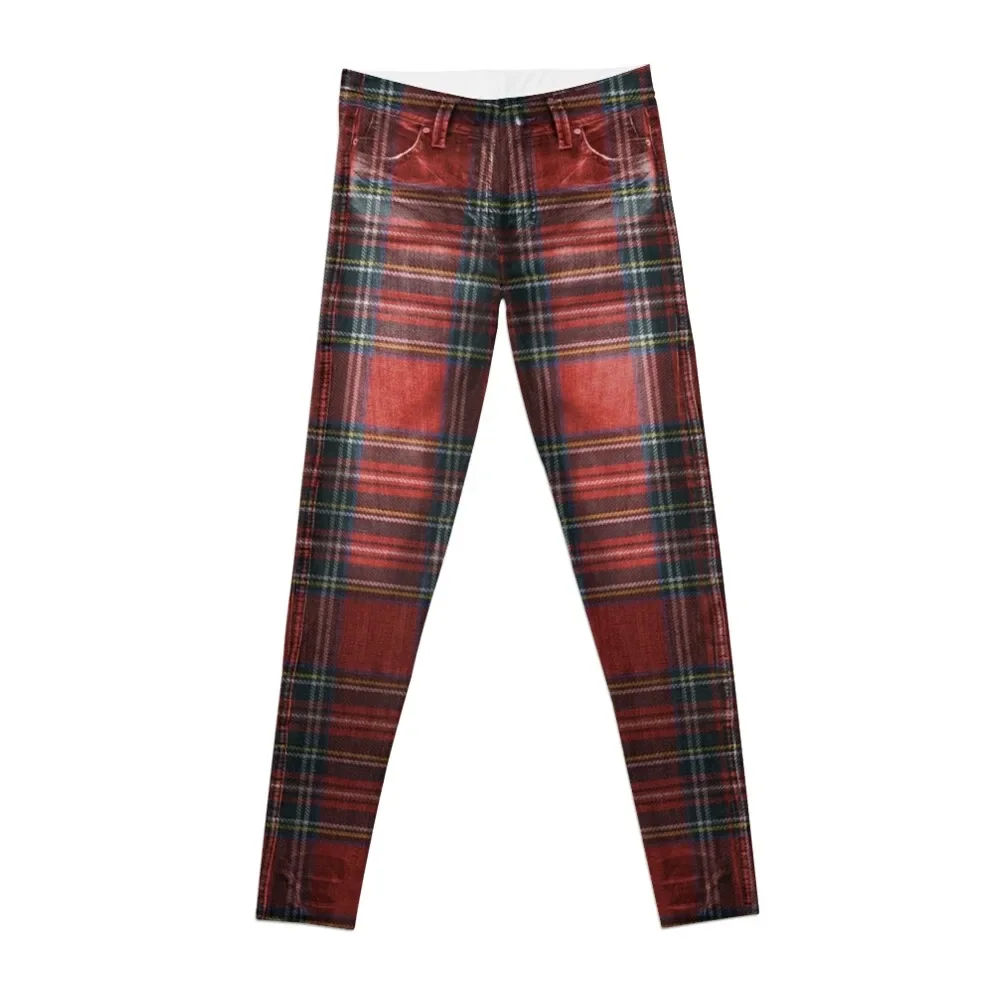 Tartan Jeggings Leggings Legging sexy woman Women's fitness joggers for Womens Leggings