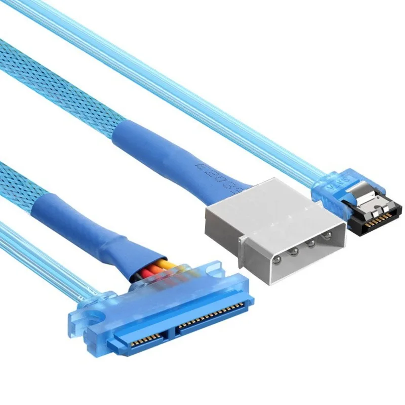 SATA3.0 22P mother to 7P conversion  Data Power Combo Cable for Laptop Desktop SSD HDD Conversion