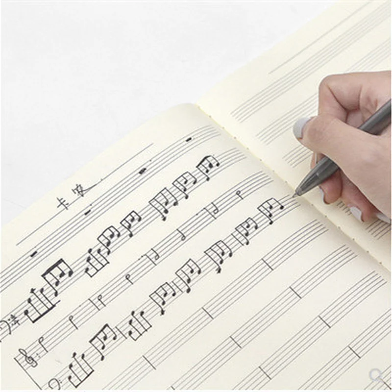 Universal 16/24/32 Pages Music Notebook High Quality Thicken Lyrics and Music Staff Book Student Music Theory Exercise Notebook